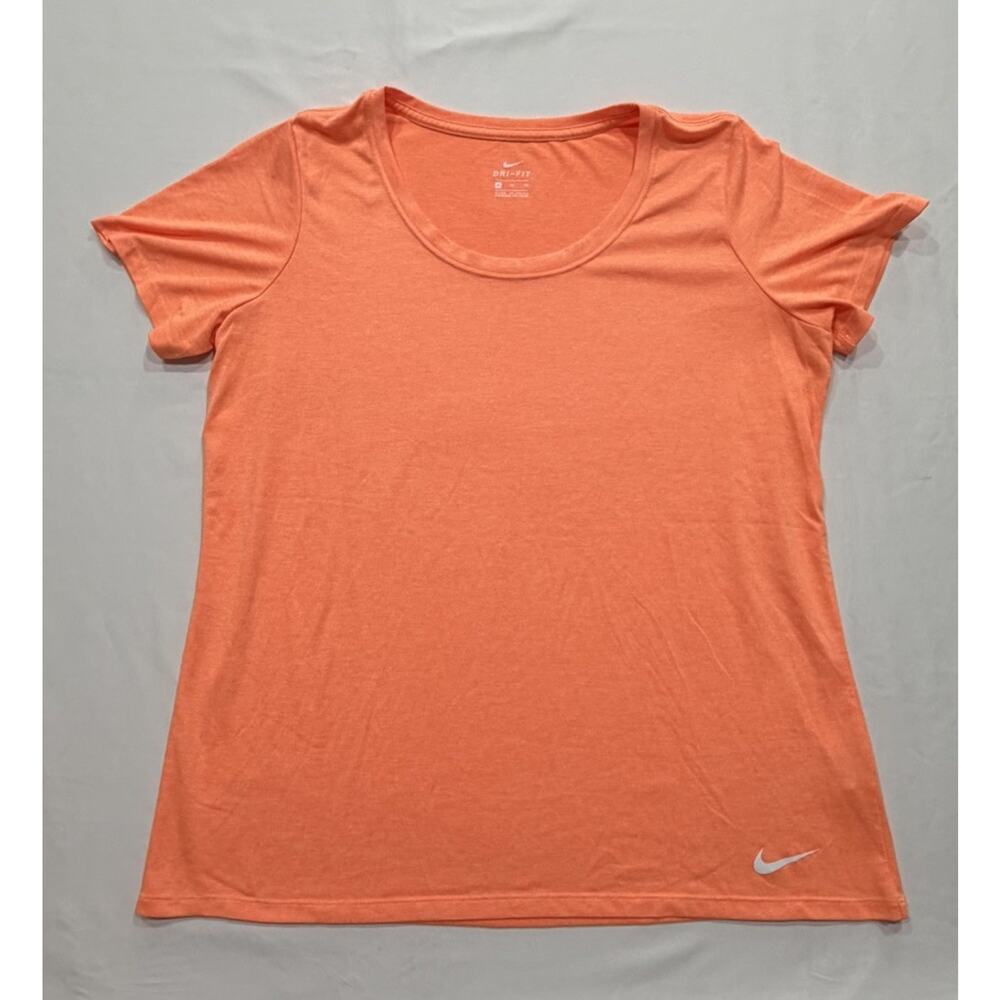 Nike Women's XL Athletic Dri Fit Short Sleeve Shirt Sportswear Outdoors